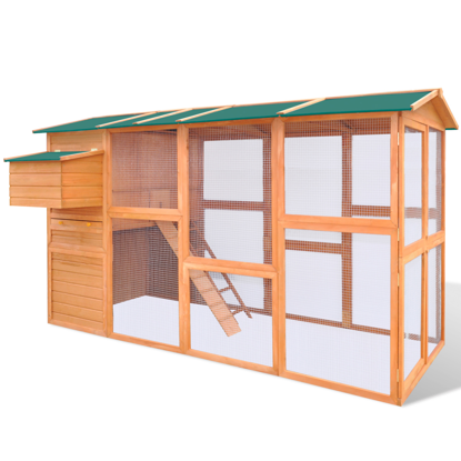 Picture of Outdoor Wooden 114" Chicken Coop