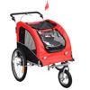 Picture of Pet Bike Trailer Bicycle Stroller Jogging with Suspension