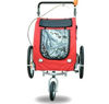 Picture of Pet Dog Stroller Bike Trailer - Red/Black