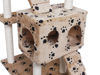 Picture of Pet House Cat Tree Condo Furniture Scratch Paws 73" Beige