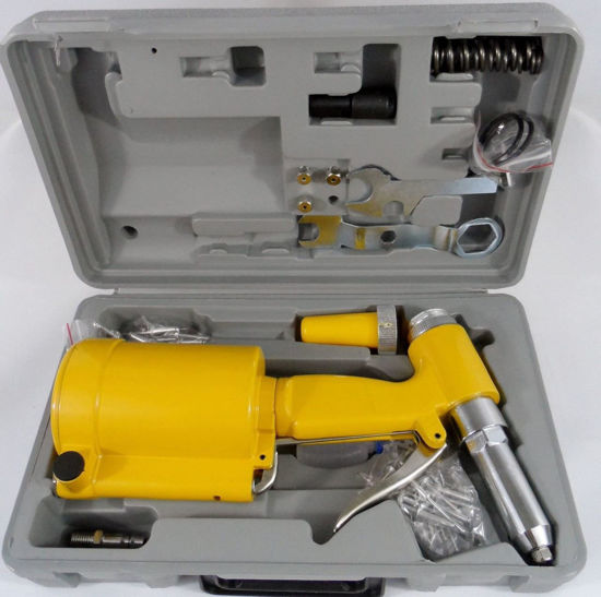 Picture of Pneumatic Air Hydraulic Pop Rivet Gun Riveter Riveting Tool with Case