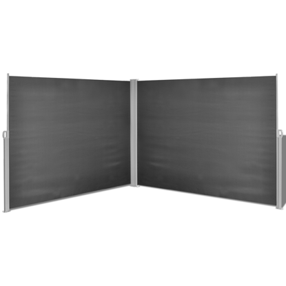 Picture of Retractable Side Awning 71"x236" Black