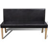 Picture of Sofa Bench Artificial Leather Dark Brown
