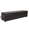 Picture of Storage Bench Foot Stool Ottoman Large Size - Brown
