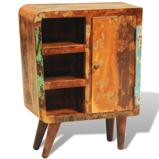 Picture of Storage Cabinet with One Door Vintage Antique-style - Reclaimed Wood