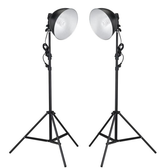 Picture of Studio Lamps with Reflector and Tripods 24 watts