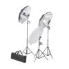 Picture of Studio Lighting Set 24 Watt Tripods And Umbrellas