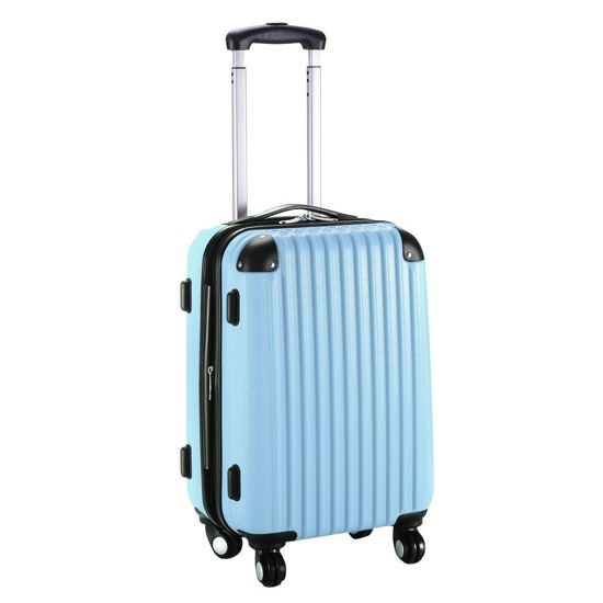 Picture of Trolley Suitcase Expandable - 20" Blue