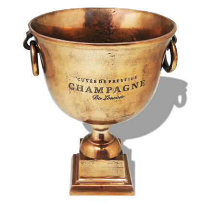 Picture of Trophy Cup Champagne Cooler Copper Brown