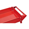 Picture of Workshop Tool Trolley Cart 2 Shelves 220 lbs. Red