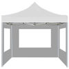 Picture of Outdoor Folding Aluminum Gazebo Tent with Walls - White