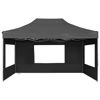 Picture of Outdoor Folding Aluminum Gazebo Tent with Walls - Anthracite