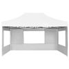 Picture of Outdoor Folding Aluminum Gazebo Tent with Walls - White