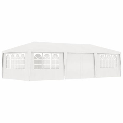 Picture of Outdoor Gazebo Tent with Side Walls - White