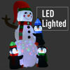 Picture of Outdoor Christmas Inflatable Snowman with LED Lights