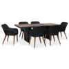 Picture of Outdoor Dining Set - Black 7 pc