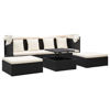 Picture of Outdoor Lounge Bed Black