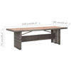 Picture of Outdoor Dining Table 94"