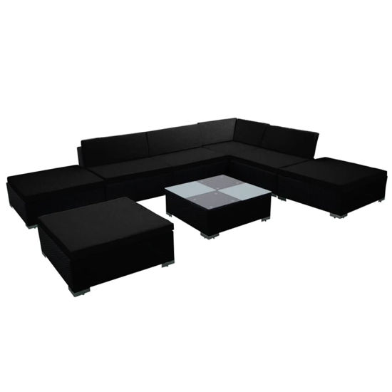 Picture of Outdoor Furniture Set - Black 8 pc