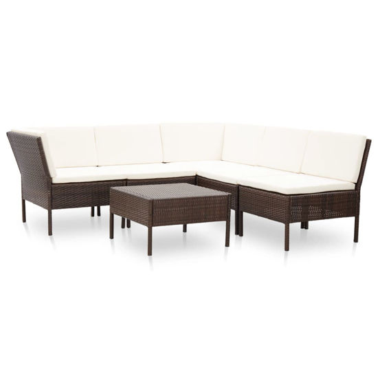 Picture of Outdoor Lounge Set - Brown