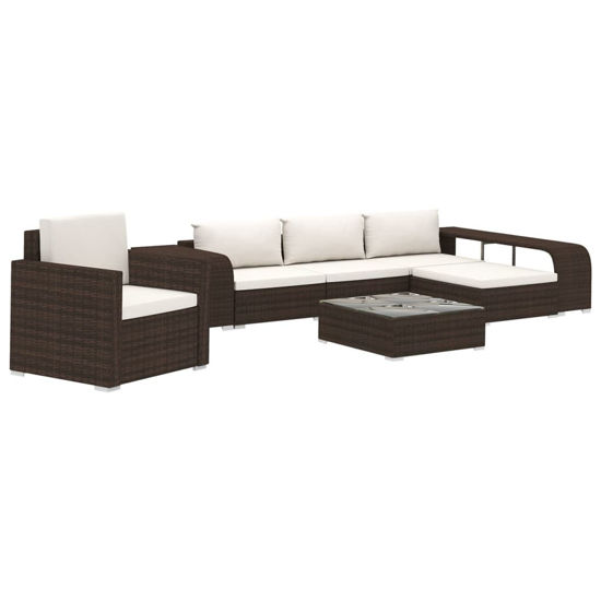 Picture of Outdoor Lounge Set - Brown
