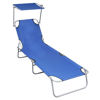 Picture of Outdoor Folding Lounger - Blue