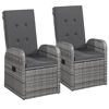Picture of Outdoor Reclining Chairs - Gray 2 pcs