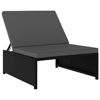 Picture of Outdoor Loungers with Table - Black