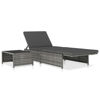 Picture of Outdoor Loungers with Table - Gray