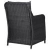 Picture of Patio Chairs 2 pcs Black