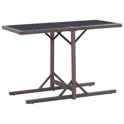 Picture of Outdoor Patio Table - Brown 43"