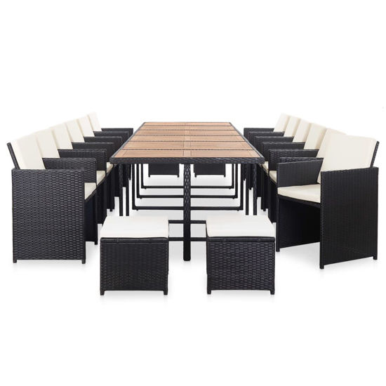 Picture of Outdoor Dining Set - Black