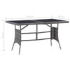 Picture of Outdoor Table 55" Gray