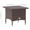 Picture of Outdoor Tea Table 19" Brown
