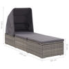 Picture of Outdoor Lounger - Gray