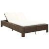 Picture of Outdoor 2-Person Sunbed Brown