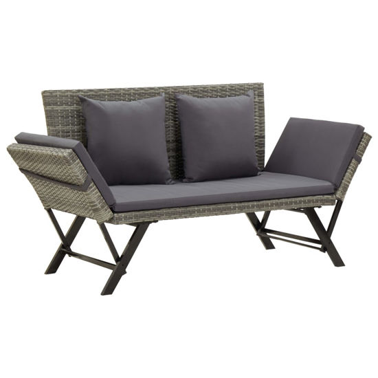 Picture of Outdoor Bench 69" - Gray