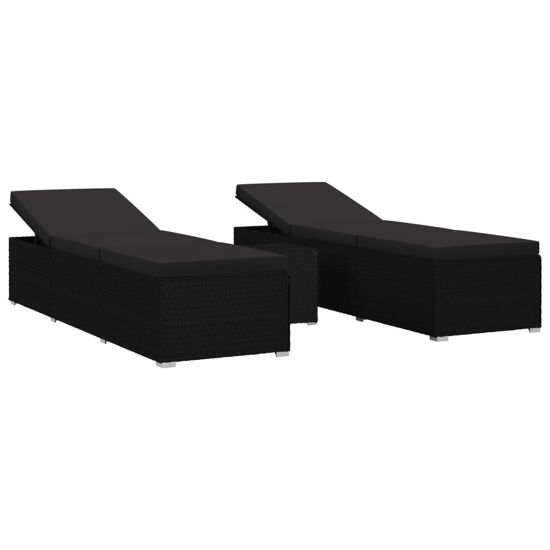 Picture of Outdoor Lounger - Black