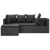 Picture of Outdoor Furniture Set - Black 4 pc
