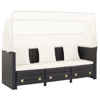 Picture of Outdoor 3-Seater SunBed - Black