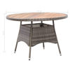 Picture of Outdoor Table - 45" Gray