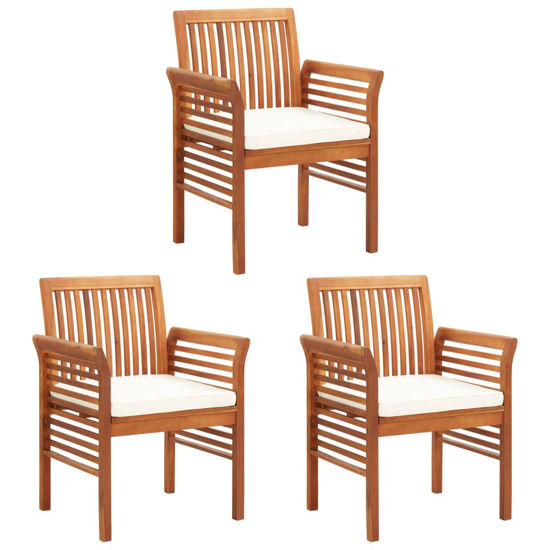 Picture of Outdoor Dining Chairs - 3 pcs