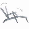 Picture of Outdoor Deck Chair with Footrest - Grey