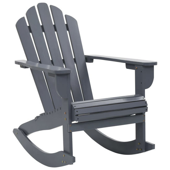 Picture of Outdoor Patio Rocking Chair - Gray