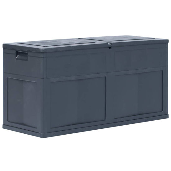 Picture of Outdoor Garden Storage Box 84.5 gal - Black