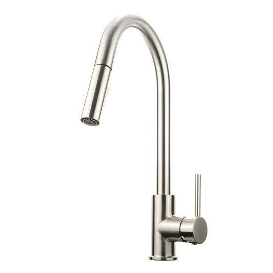 Picture of Kitchen Faucet with Pull Out Sprayer - Brushed Nickel