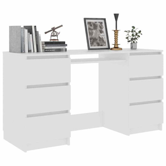 Picture of Office Desk - White