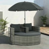 Picture of Outdoor Patio Sofa with Umbrella