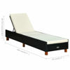 Picture of Outdoor Lounger - Black