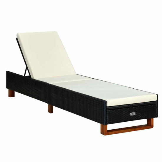 Picture of Outdoor Lounger - Black